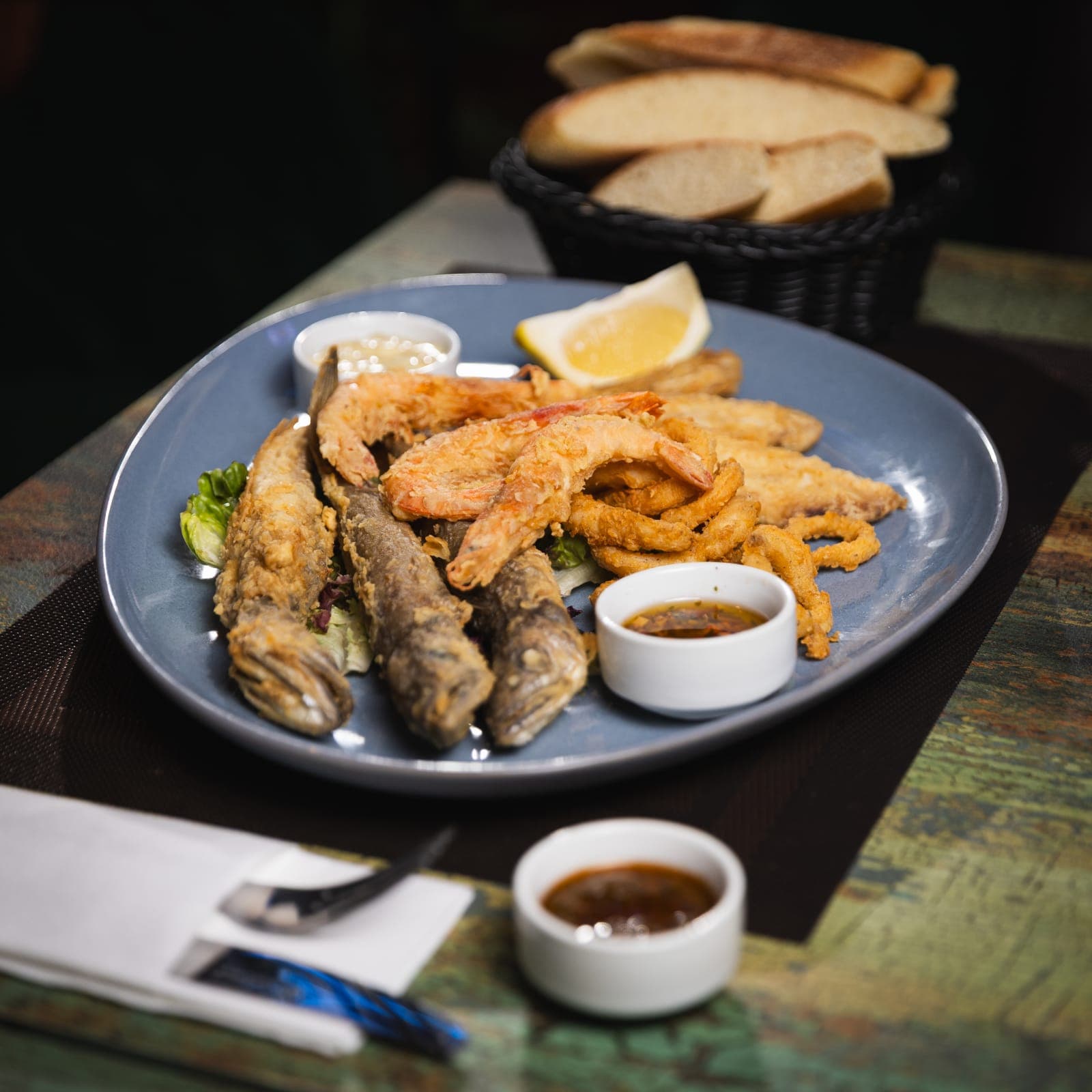 Friture Poisson Mixte ou à la Plancha