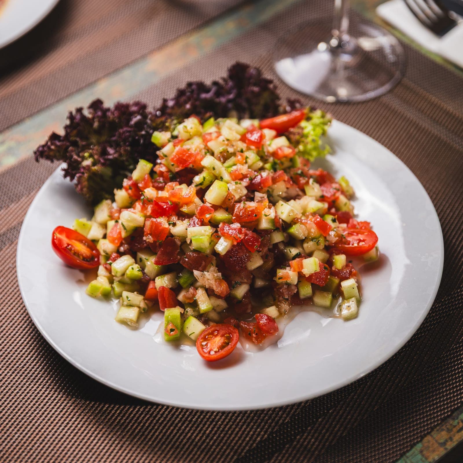 Tomate, Oignon & Concombre